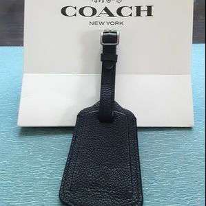 Coach luggage tag with Coach gift box